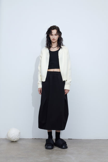 Deconstructed Tulip-Shaped Skirt