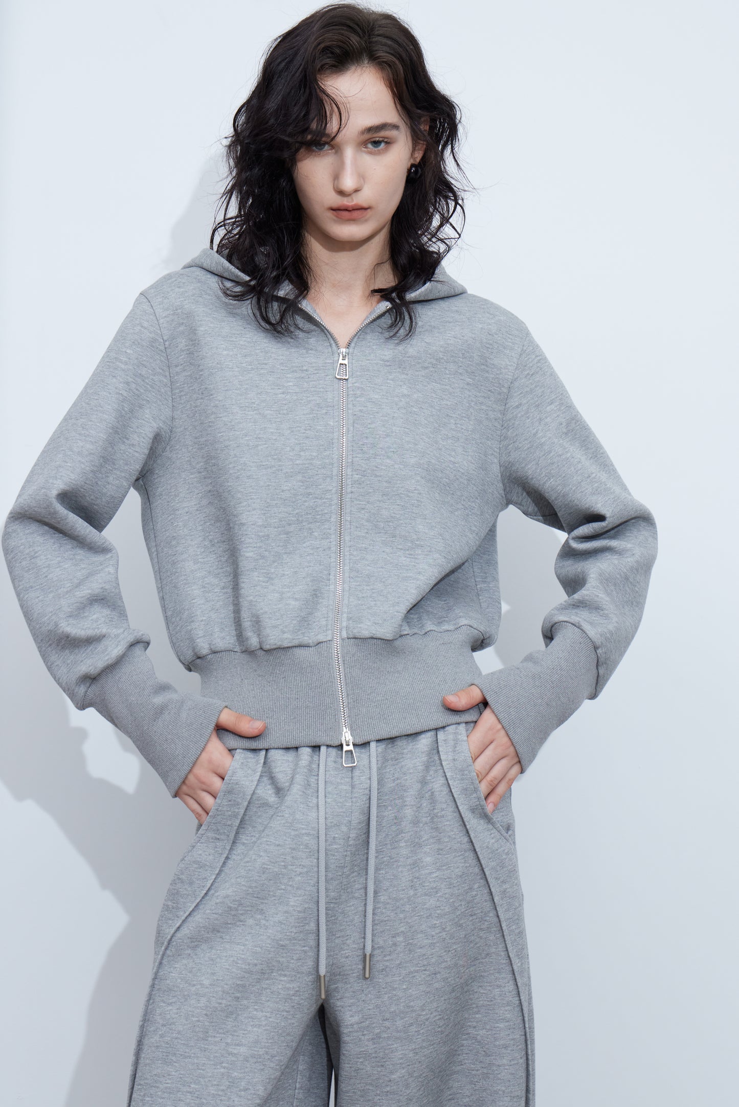 Casual Waist-Cinching Hoodie