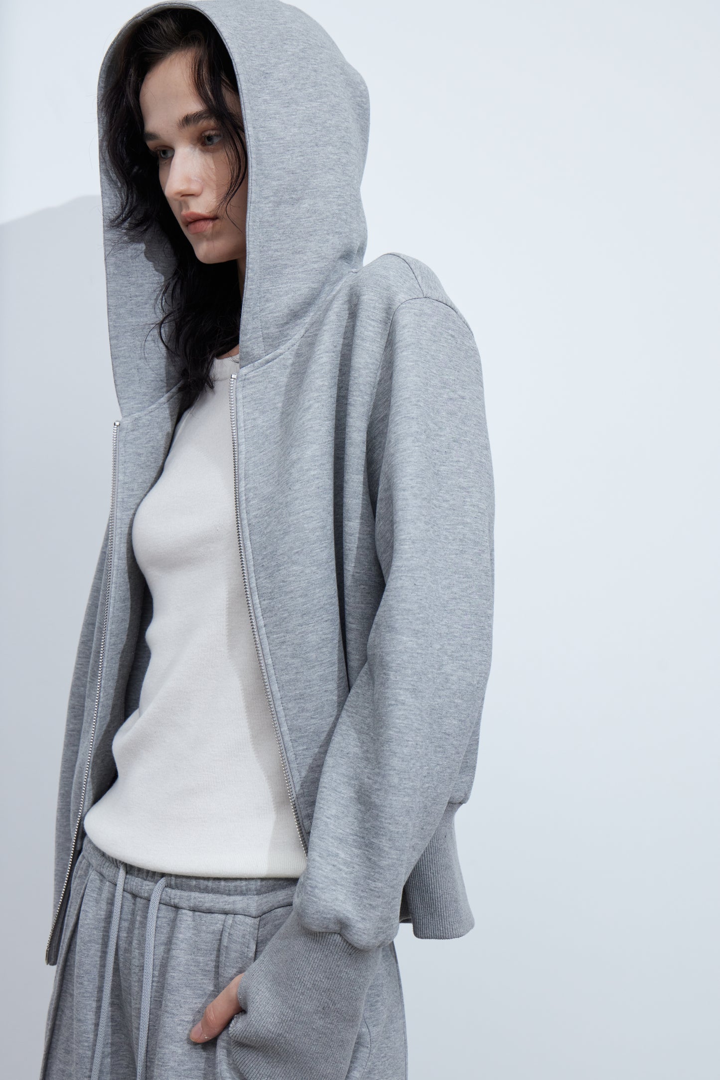 Casual Waist-Cinching Hoodie