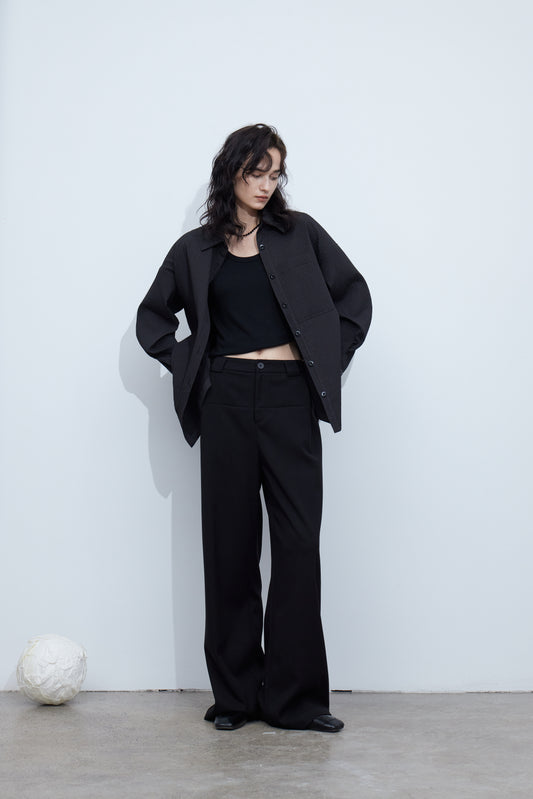 Minimalist Versatile Straight Trousers